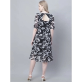 MINI & MING Floral Print Georgette Midi Dress