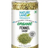 Natureland Organics Spices Combo - Fenugreek 150 gm, Fennel (Saunf) 100 gm, Turmeric Powder 200 gm & Red Chilli Powder 200 gm