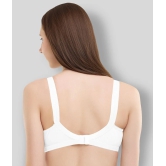 Madam - White Cotton Non - Padded Womens Everyday Bra ( Pack of 2 ) - 46B