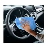 SOFTSPUN Microfiber Small Wipes 20x30 Cms, 15 Piece Towel Set, 380 GSM SKY BLUE Multi-Purpose Super Soft Absorbent Cleaning Towels, Cleans & Polishes Everything in Your Home, Kitchen & Offic