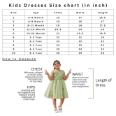 Cutedoll Baby Kids Frock & Dresses (Dusty Peach,Silk,1 To 6 Year)-18-24 Month