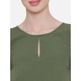 ALL WAYS YOU Women Top Polyester fabric  Green XS