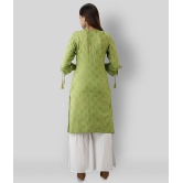 MAUKA - Green Green Straight Rayon Womens Stitched Salwar Suit ( Pack of 1 ) - XXL