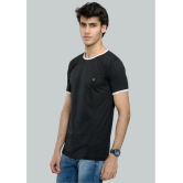 LEEBONEE - Black Cotton Blend Regular Fit Men's T-Shirt ( Pack of 1 ) - None