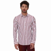 RED CANDY STRIPE SHIRT