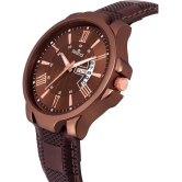 Swisstyle Brown Leather Analog Mens Watch