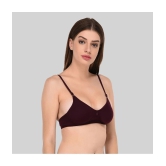 Elina Cotton Non Padded Womens T-Shirt Bra ( Purple ) - 40B