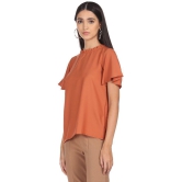 Shffl - Polyester Rust Women's Regular Top ( Pack of 1 ) - None