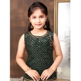 Aarika Dark Green Georgette Girls Suit Sets ( Pack of 1 ) - None