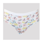 Ariel - Multi Cotton Blend Girls Panties ( Pack of 6 ) - None