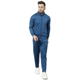 YHA - Blue Fleece Regular Fit Mens Tracksuit ( Pack of 1 ) - L