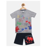 Lazy Shark Boys  Tshirt & Shorts Set - None