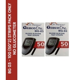 Dr. Morepen 100 Sugar Test Strips for BG03 Glucometer(Strips Pack only)