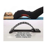 Back Stretcher for Spinal Pain Relief, Back Pain Relief Product, Lumber Support ,Spinal  Back Relaxion Device, Pack of 1 - Black