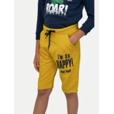 Radprix - Yellow Cotton Blend Boys Shorts ( Pack of 1 ) - None