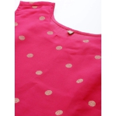 Women Pink Geometric Printed Kurta