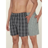 XYXX - Multicolor XYBOX2PCKN235 Cotton Blend Mens Boxer- ( Pack of 2 ) - None