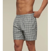 Checkmate Combed Cotton Boxers Steely L