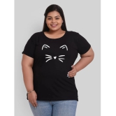 Neo Garments - Black Cotton Regular Fit Womens T-Shirt ( Pack of 1 ) - 6XL