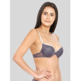 ILRASO - Light Grey Elastane Lightly Padded Women's Push Up Bra ( Pack of 1 ) - None