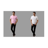 SKYRISE - Multicolor Cotton Blend Slim Fit Men's Polo T Shirt ( Pack of 2 ) - None