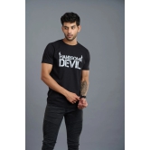 Handsome Devil Printed Black T-Shirt for Men S