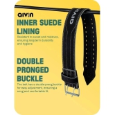 Aivin Black Leather Gym Belt - XL