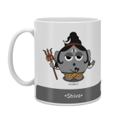 Indigifts Diwali Gift Ideas Be like Shiva Printed Grey Coffee Mug 330 ml - House Warming Gift Items, Religious Gift Items, Gift for Family, Friend, Office Colleague