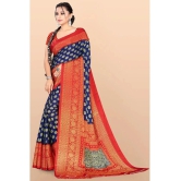 LEELAVATI - Multicolor Crepe Saree With Blouse Piece ( Pack of 1 ) - Multicolor