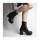 Shoetopia - Black Women''s Ankle Length Boots - None
