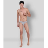 La Intimo - Grey Melange Modal Mens Thongs ( Pack of 1 ) - L