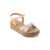 Tresmode Brera Pink Womens Platform Wedge Sandals- 39