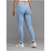 ICONIC ME - Light Blue Denim Slim Fit Womens Jeans ( Pack of 1 ) - None