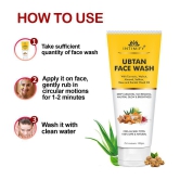 Intimify Ubtan Face Wash, anti aging wrinkles face wash, anti aging face wash, skin brightening face wash, 100 gm