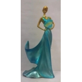 Unique International  Poly Resin Lady Statue