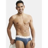 Jockey NY15 Men Cotton Elastane Solid Brief - Mid Night Navy - None