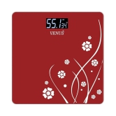 Venus Electronic Digital LCD Body Weighing Scales EPS-2001 Red