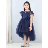 Toy Balloon Kids Navy Blue Net Girls Frock ( Pack of 1 ) - None