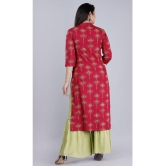 MAUKA - Maroon Straight Rayon Women''s Stitched Salwar Suit ( Pack of 1 ) - None