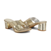 Ishransh - Gold Women's Slip On Heels - None