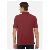 Dollar Cotton Blend Maroon Solids T-Shirt - None