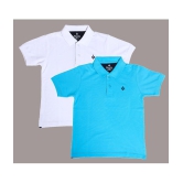 NEUVIN - Multi Color Cotton Blend Boys Polo T-Shirt ( Pack of 2 ) - None