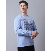 Rodamo Men Blue Printed Sweatshirt