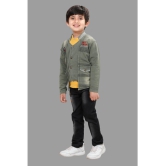 DKGF Fashion - Green Cotton Blend Boys Shirt & Pants ( Pack of 1 ) - None