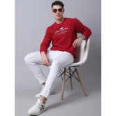 Rodamo Men Red Printed Sweatshirt