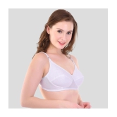 TCG - White Cotton Non Padded Womens Everyday Bra ( Pack of 3 ) - None