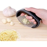 Magnusdeal Garlic Press, Stainless Steel Garlic Mincer Rocker Garlic Peeler Set, Professional Grade, Dishwasher Safe, Rustproof