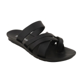 Stanfield - Black Mens Leather Slipper - None