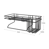 GEEO Metal Wall Hung Shelf