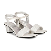 Ishransh - White Womens Sandal Heels - None